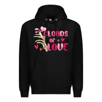 Black clouds of love Premium Hoodie - MaliasSmallBusiness