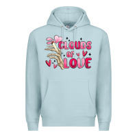Blue Mist clouds of love Premium Hoodie - MaliasSmallBusiness