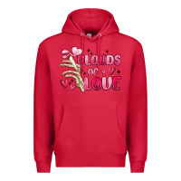 Cardinal clouds of love Premium Hoodie - MaliasSmallBusiness