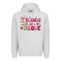 Dove Grey clouds of love Premium Hoodie - MaliasSmallBusiness