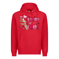Red clouds of love Premium Hoodie - MaliasSmallBusiness