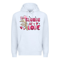 White clouds of love Premium Hoodie - MaliasSmallBusiness