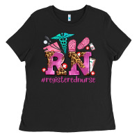 Black registered nurse with crocs Ladies Tee - AdoDesignShop