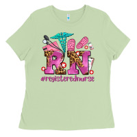 Matcha registered nurse with crocs Ladies Tee - AdoDesignShop