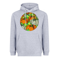 Heather Grey Fall Rounded Heavyweight Hoodie - LillyAllenDesigns