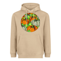 Mushroom Fall Rounded Heavyweight Hoodie - LillyAllenDesigns