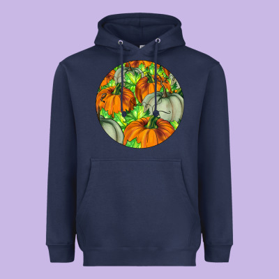 Fall Rounded Heavyweight Hoodie Designed By Lillyallendesigns
