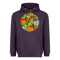 Plum Fall Rounded Heavyweight Hoodie - LillyAllenDesigns