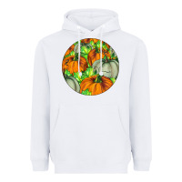 White Fall Rounded Heavyweight Hoodie - LillyAllenDesigns