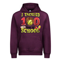 Mauve Wine i tackled days of school softball Urban Hoodie - LillyAllenDesigns