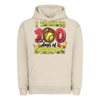 Pigment French Oak i tackled days of school softball Urban Hoodie - LillyAllenDesigns