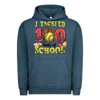 Pigment Midnight Navy i tackled days of school softball Urban Hoodie - LillyAllenDesigns