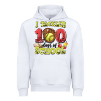 White i tackled days of school softball Urban Hoodie - LillyAllenDesigns