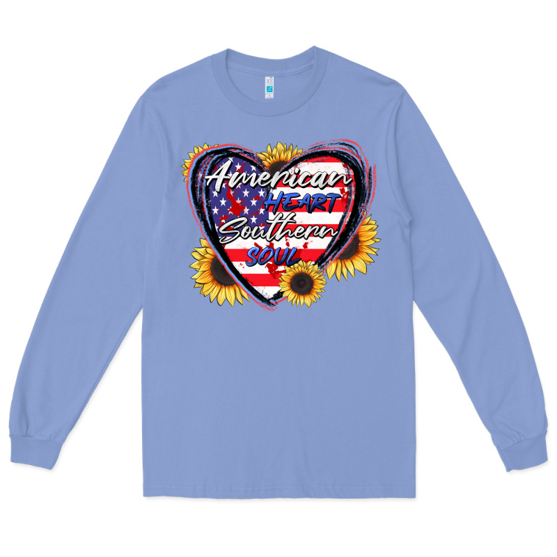 American Heart Southern Soul Long Sleeve Tee by CowGirlArtShop | Teevron