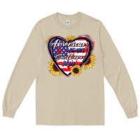 Mushroom American heart southern soul Long Sleeve Tee - CowGirlArtShop