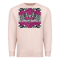 Pale Pink race mom Premium Sweatshirt - BarkalooDesign