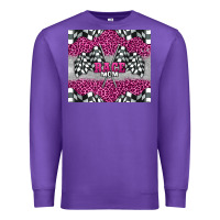 Purple race mom Premium Sweatshirt - BarkalooDesign