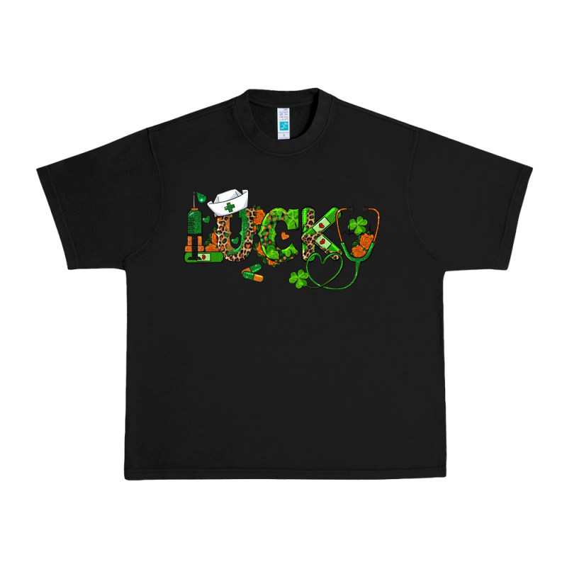 St Patricks Day Lucky Nurse Urban Heavy Tee by RanaPortraitStore | Teevron
