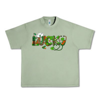 Oil Green st patricks day lucky nurse Urban Heavy Tee - RanaPortraitStore