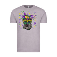 Vintage Zinc mardi gras  mask pitbull Vintage Tee - RanaPortraitStore