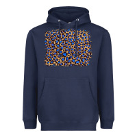 Navy leopard with navy blue glitter Heavyweight Hoodie - Artiststas