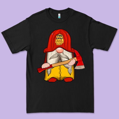 Firefighter Gnomes Premium Tee Designed By Artiststas