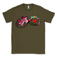 Army Green autism mom 1 Classic Tee - SublimationCraftShop