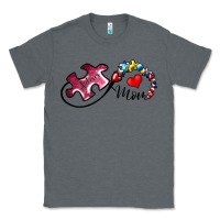 Charcoal Heather autism mom 1 Classic Tee - SublimationCraftShop