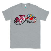Heather Grey autism mom 1 Classic Tee - SublimationCraftShop