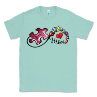 Seafoam autism mom 1 Classic Tee - SublimationCraftShop