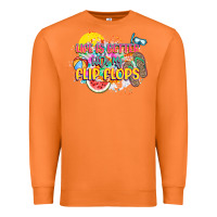 Carrot Life is better with my flip flops Premium Sweatshirt - NancyCooperArtShop
