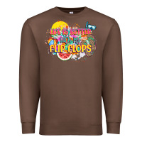 Chestnut Life is better with my flip flops Premium Sweatshirt - NancyCooperArtShop