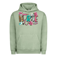 Pigment Oil Green nurse Urban Hoodie - LillyAllenDesigns