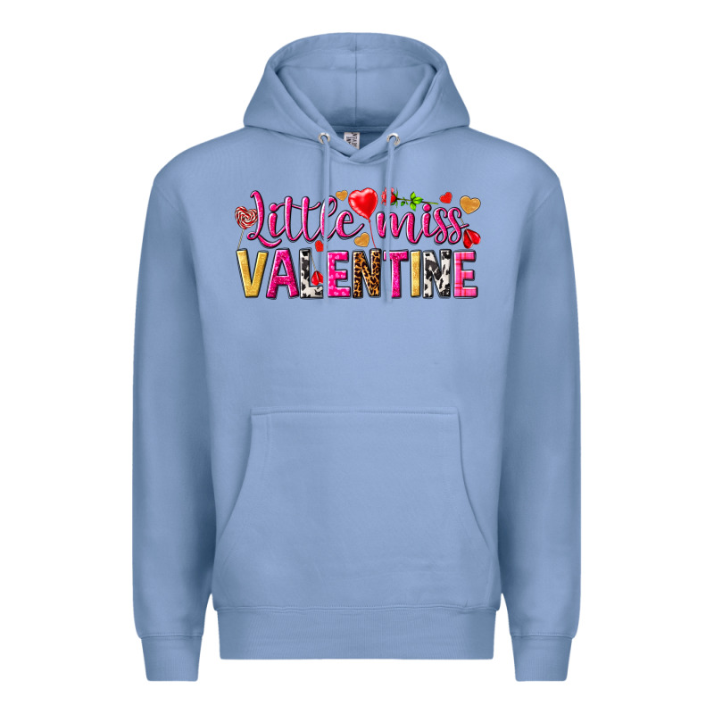 Little Miss Valentine Premium Hoodie by NancyCooperArtShop | Teevron