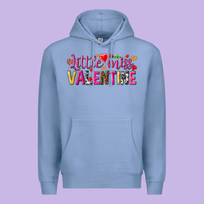 Little Miss Valentine Premium Hoodie Designed By Nancycooperartshop