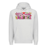 Dove Grey little miss valentine Premium Hoodie - NancyCooperArtShop