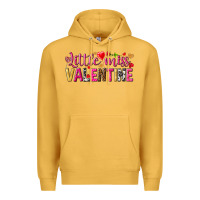 Mustard little miss valentine Premium Hoodie - NancyCooperArtShop