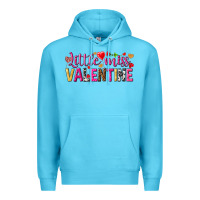 Ocean Blue little miss valentine Premium Hoodie - NancyCooperArtShop
