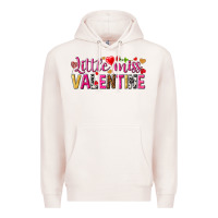 Pale Pink little miss valentine Premium Hoodie - NancyCooperArtShop