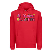 Red little miss valentine Premium Hoodie - NancyCooperArtShop