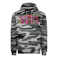 Slate Camo little miss valentine Premium Hoodie - NancyCooperArtShop