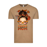 Vintage Coffee basketball messy bun mom Vintage Tee - texasbilliewilder