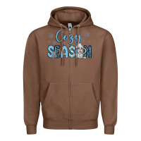 Chestnut cozy season gnome coffee Zipper Hoodie - JahusDesignShop