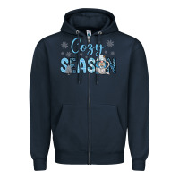 Cozy Season Gnome Coffee Zipper Hoodie | Teevron