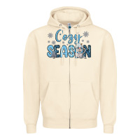 Sandshell cozy season gnome coffee Zipper Hoodie - JahusDesignShop