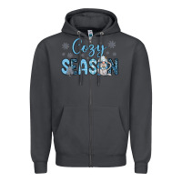 Smoke cozy season gnome coffee Zipper Hoodie - JahusDesignShop