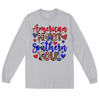 Moon Dust American heart southern soul Long Sleeve Tee - Neo Western
