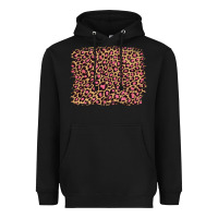 Black leopard with pink glitter Heavyweight Hoodie - Artiststas