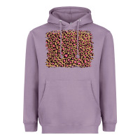 Lavender leopard with pink glitter Heavyweight Hoodie - Artiststas