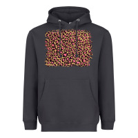 Smoke leopard with pink glitter Heavyweight Hoodie - Artiststas